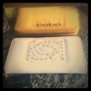 (Poppy) Bebe Wallet With Rhinestones.